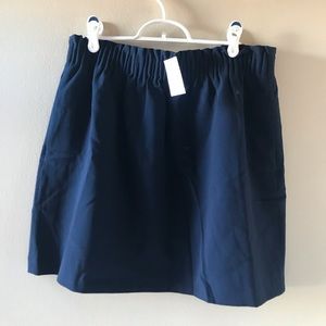 Navy Blue J.Crew Sidewalk Skirt